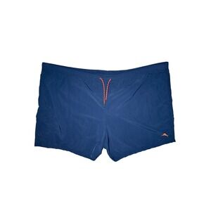 Tommy Bahama Relax Swim Trunks Men Size 4XB Navy Blue Mesh Lined Drawstring Logo
